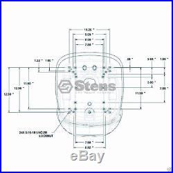 Stens 420-200 High Seat Fits John Deere TCA13830 Gator RSX 850i XUV 825i 855D