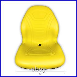 TRAC SEATS Yellow Seats for John Deere Gator M-GATOR A2 RSX XUV AM138194