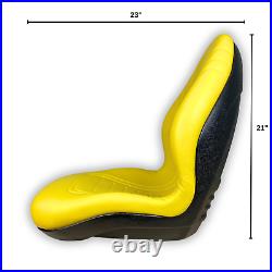 TRAC SEATS Yellow Seats for John Deere Gator M-GATOR A2 RSX XUV AM138194