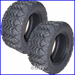 TWO 22x9.50-10 JOHN DEERE GATOR TIREs 22/9.50-10 22x950 Journey P3026 4ply DOT