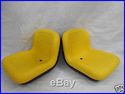 Two Yellow Pivot Style Seats John Deere Cs Gators 39999 Serial Number #oa