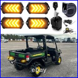 UTV Turn Signal Street Legal Kit with Horn For John Deere XUV 835M 865M Gator 4x4