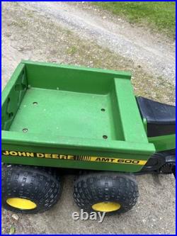 Vintage Ertl John Deere AMTeeny AMT 600 Pedal Toy 5-Wheel Ride On Trike Gator