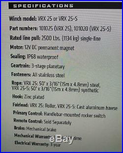 Warn Vrx 2500lb Utv Winch Complete Kit For John Deere All Gator Xuv 590m