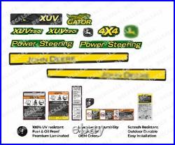 XUV590i Gator Replacement Heavy Duty 4 Layer Laminated Decal Kit for John Deere