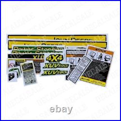 XUV590i Gator Replacement Heavy Duty 4 Layer Laminated Decal Kit for John Deere