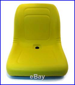 Yellow HIGH BACK SEAT with Pivot Rod Bracket for John Deere Gator CS CX Utility