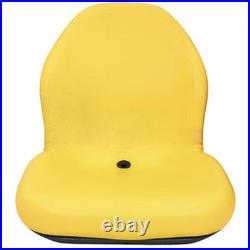Yellow Vinyl High Back Seat for John Deere Gator X300 X500 4000 Series Yellow Vinyl High Back Seat for John Deere Gator X300 X500 4000 Series